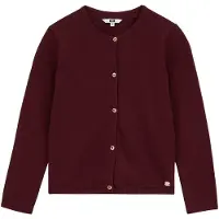 We fashion Gebreid vest karmijnrood