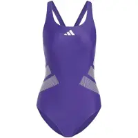 Adidas - Women's 3 Bar Logo C-Back Suit - Badpak 42, purper