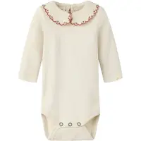 Lil´ Atelier Rompertje/body beige / rood