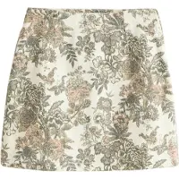 Next Rok ecru / lichtgroen