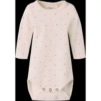 Lil´ Atelier Rompertje/body 'NBFGAGO' beige / watermeloen rood