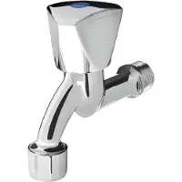 OEM Koudwaterkraan, 1/2 inch, met verchroomde messing behuizing en aansluiting met schroefdraad