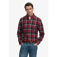 Superdry Overhemd navy / rood / wit