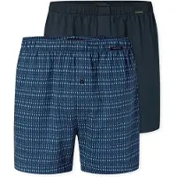 Schiesser Boxershorts ' Multi ' donkerblauw / zwart