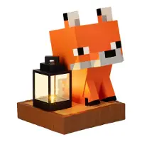 Paladone Minecraft Vos Solar Tuinlamp – 26 cm Buitenlamp met Dag‑en‑Nachtsensor –