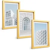 Tulup 4-Delige Schilderij Set - Moderne architectuur: minimalisme en geometrie - 20 x 30 cm - Wanddecoratie - Moderne Interieurdecoratie - Woonkamer Decoratie