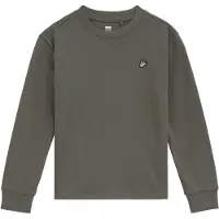 We fashion longsleeve - kaki Groen Jongens Katoen Ronde hals Effen - maat 170/176