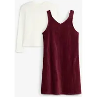 Bonprix Jurk en longsleeve (2-dlg. set) maat 158