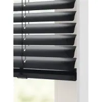 HEMA Jaloezie aluminium zijdeglans 50mm zwart (zwart)