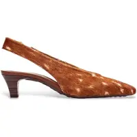 Hispanitas Dames Bruine leren schoenen Wenen (41), Leer, 1 tot 3 cm, Geen, Casual HI265224