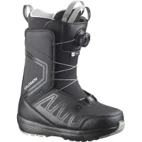 Salomon Snowboard - Dames snowboardschoenen - Pearl BOA Black/Wrought Iron voor Dames - Maat 24.5 - Zwart