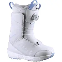 Salomon Snowboard - Dames snowboardschoenen - Pearl BOA Gray Violet/Brunnera Blue/White voor Dames - Maat 24 - Wit
