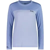 Mons Royale - Yotei Merino LS W Ice Blue/Moonstone voor Unisex - Maat S
