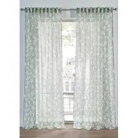Bonprix Transparant gordijn met bloemenprint (1 stuk) maat H/B: 225/140 cm