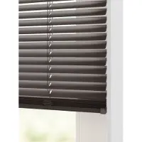 HEMA Jaloezie aluminium mat 25mm bruin (bruin)