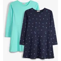 Bonprix Jersey jurk van biologisch katoen (set van 2) 140