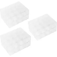 Typecat 72 Stuks Vierkante Transparante Plastic Verpakking Doos Snoep Doos Sieraden Doos Party Gift Verjaardag Geschenkdoos