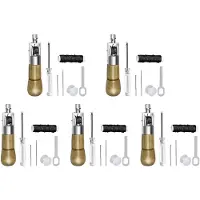 Typecat 5sets Lederen Handnaaimachine DIY Lederen Kunst Lederen Snijwerk Naaigereedschap Koe Lederen Lederen Snijwerk Naaigereedschap