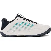 K-swiss Tennisschoen Men Hypercourt Express 3 Clay Blanc/Carbon/Baltic-Schoenmaat 44