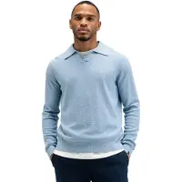 Butcher of Blue Polo lange mouw m2626030 boucle