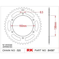Rk 4587 520 Voortandwiel