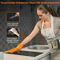 Tyr Inductie Kookplaat - Inbouw Inductiekookplaat - Ingebouwde Inductiekookplaat - Zwart - 52cm x 30cm x 7cm