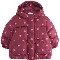 Next - Meisjes - Regenbestendige gewatteerde jas - Rood
