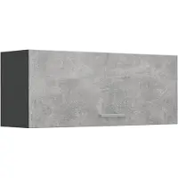 Vicco Hangkast R-Line, Beton/Antraciet, 100 cm Plat
