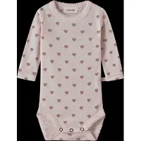 Lil´ Atelier BABY wollen romper - beige/roze - maat 74