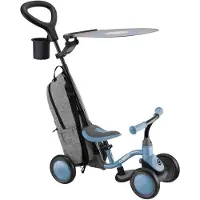 Globber - "Learning Deluxe" fiets, 3-in-1, model PP13150 (één maat) (blauw)