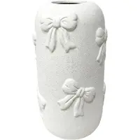 Clayre & Eef Vaas Wit Terracotta