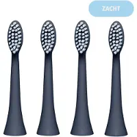 Smyle Opzetborstels voor Elektrische Tandenborstel – 4 Stuks – Ocean Bound Gerecycled Plastic – Soft – Zwart