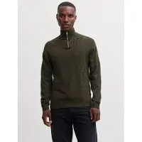 Jack & Jones Trui 'JJEEmil' donkergroen