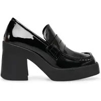 Steve madden Mocassins 'Womens Utmost Blk Pat Loafer Shoes' zwart