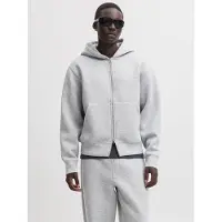 Jack & Jones Sweatvest 'JCOLEGACY' grijs gemêleerd