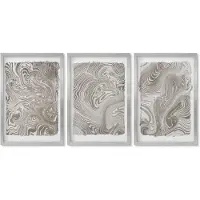 Wallfluent 4-Delige Schilderij Set - Abstracte schilderkunst met moderne vormen - 40 x 60 cm - Wanddecoratie - Moderne Interieurdecoratie - Moderne Wanddecoratie