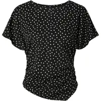 Pieces Top 'PCAnnie' zwart / wit