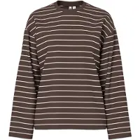 Pieces Pcsadie Top Met Lange Mouwen Dames Bruin XL