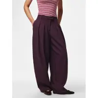 Pieces Pcolivia Barrel Broek Dames Purper S
