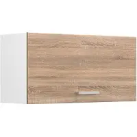 Vicco Hangkast R-Line, Sonoma/Wit, 80 cm Plat