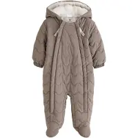 Next - Pasgeboren unisex - Doorgestikte baby-onesie - Bruin