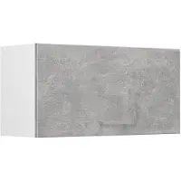 Vicco Hangkast R-Line, Beton/Wit, 80 cm Plat