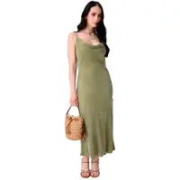 GUESS Akilina Mouwloze Midi-jurk