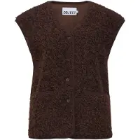 Object Bodywarmer 'OBJIDUNA' donkerbruin