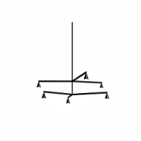 Trizo21 - Austere-Kroonluchter 2Y RF 75 3x 250mm