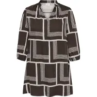 ONLY Caramara Midi-jurk Dames Bruin 44
