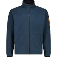 CMP - Jacket Jacquard Knitted 38H2237 - Fleecevest 58, blauw