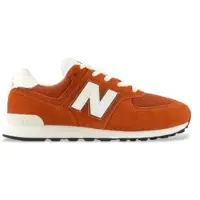 New Balance Kids Bruine 574 Lace-schoenen van leer (40 W), Plat, Veters, Sportief, kinderkleding G574V1_KL
