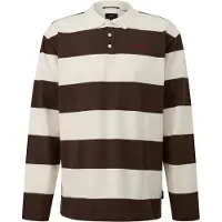 QS Shirt crème / donkerbruin