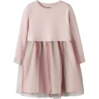 Name it Jurk 'NMFLOUISA' groen / rosa / pitaja roze